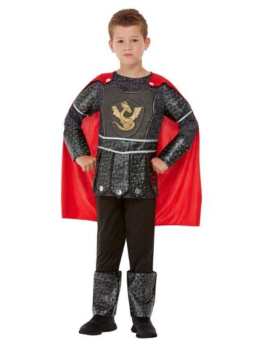 Smiffys Deluxe Knight Costume, Black (Size L) - Picture 1 of 1