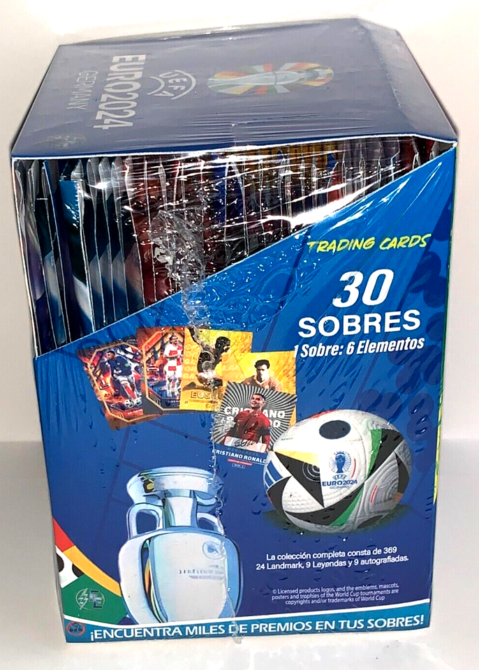 10 BOXES - BOX UEFA EURO 2024 GERMANY EF TCG Mbappe CR7 10 BOXES - BOX UEFA EURO 2024 GERMANY EF TCG Mbappe CR7