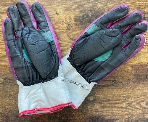 Marker Racing Gloves Size Large Multi Color Vintage - Bild 3 von 7