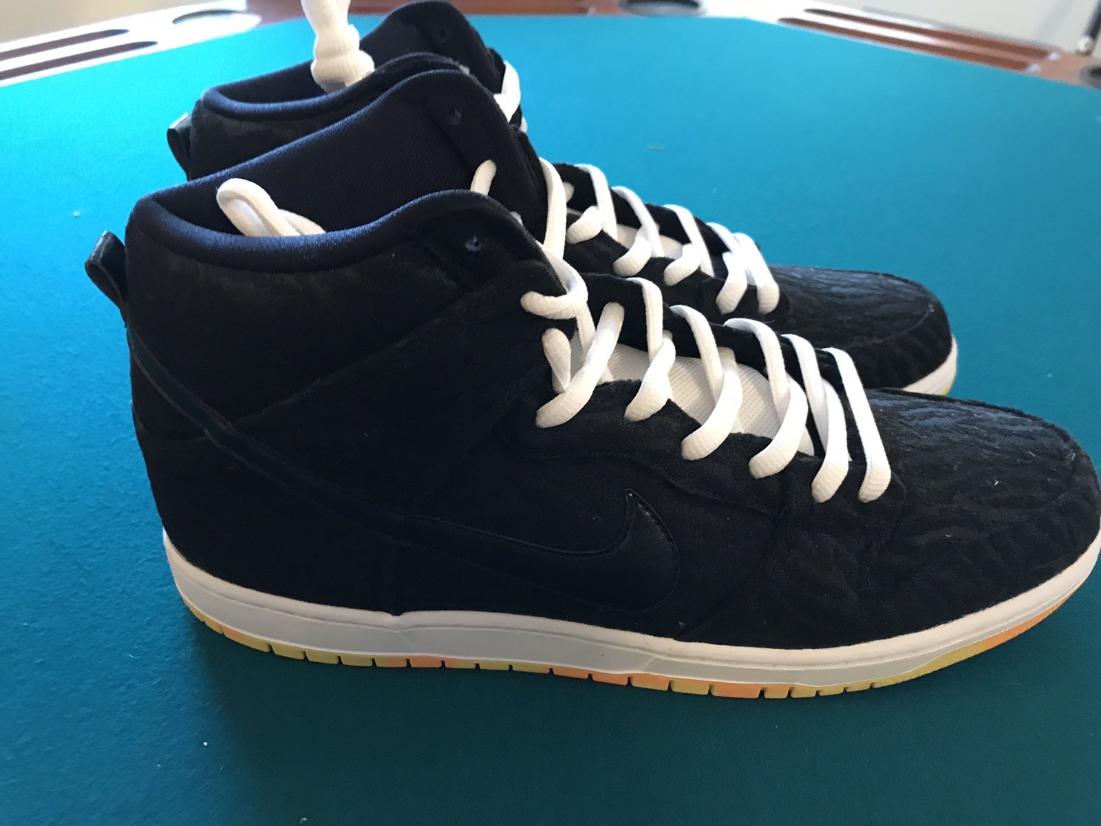 Nike Nike Nike SB Dunk High Pro Size 14 Black White Yellow orange Brand New Never Worn 8aa86a Nike Nike Nike SB Dunk High Pro Size 14 Black White Yellow orange Brand New Never Worn 8aa86a
