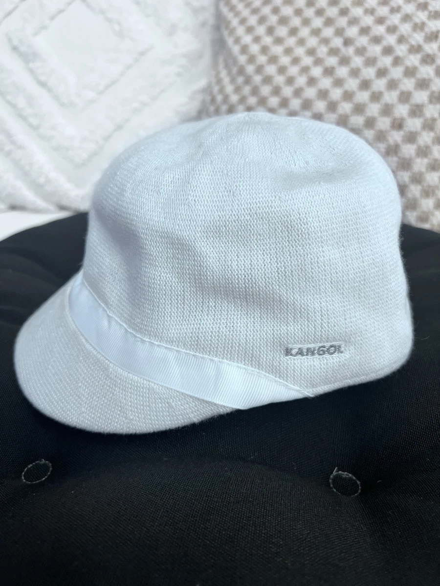 Kangol Bamboo Blend Cap Kids Medium Deeto Hat White Pull On  display picture 2
