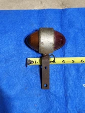 Vintage Stop Brake Light Glass Lens Motorcycle Hot Rod Rat Rod Accessory