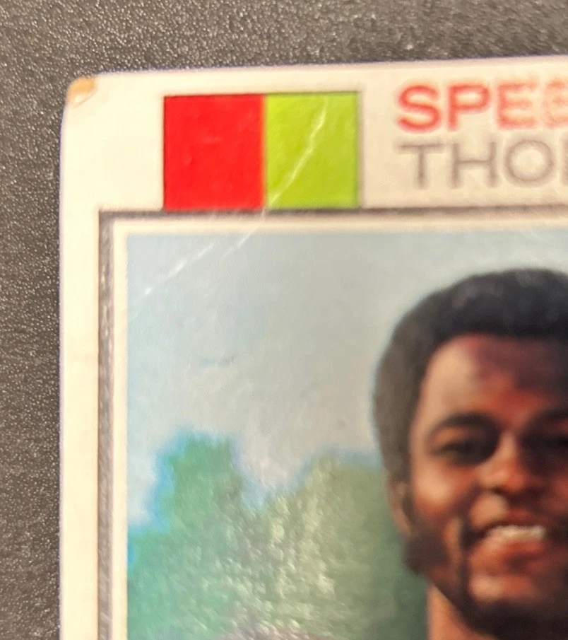 1973 Topps Speedy Thomas Rookie Card RC 113 Bengals Poor Creased Bad Corners O/C - Image 2 of 4