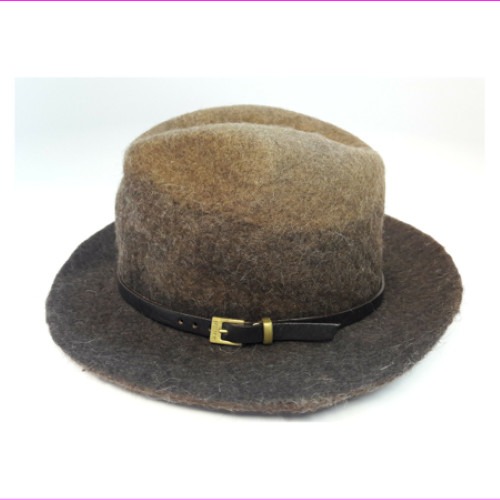95 Raffaello Bettini Fedora Hat Brown WLT Brown L 7790₽