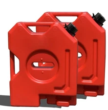 2 Gallon Cans Transfer Tank Storage Container fit for Most Cars Motorcycle Truck