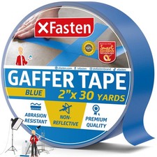 XFasten Gaffers Tape 2 Inch x 30 Yards, 2 Inches x 30 Yards 90 Feet , Blue