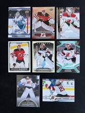 Mackenzie Blackwood 8 Card NHL Ice Hockey Trading Card Lot UD Canvas Black