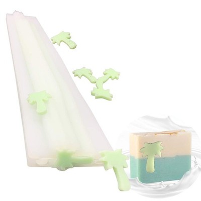 Coconut Tree Tube Column Silicone Soap Candle Mold Embed Soap Making Supplies...