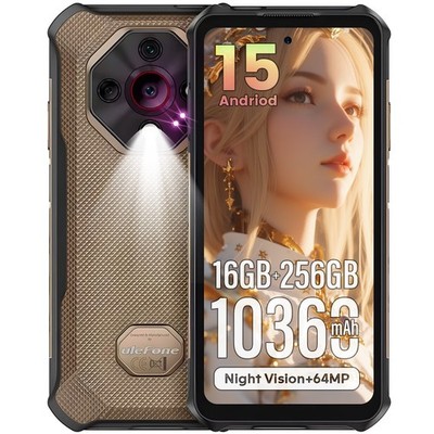 Handy Ulefone Armor X16 Pro 5G Outdoor Smartphone 16GB+256GB 10360mAh Android 15