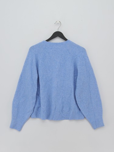 Uniqlo Women's Cardigan M Blue Acrylic with Elastane, Polyamide, Wool Cardigan - Bild 2 von 5