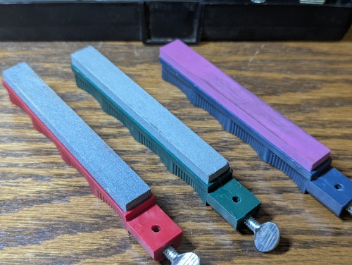 Vintage Lansky Sharpeners System – 1990 LK003 – Complete w/ Original Box - USED - Bild 5 von 16