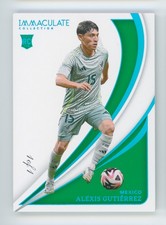 2024-25 Alexis Gutierrez Panini Immaculate Platinum Mexico Rookie Card 1/1