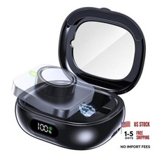 Portable Charging Case Compatible with Oura Ring Gen 5 Gen 4 3 Black