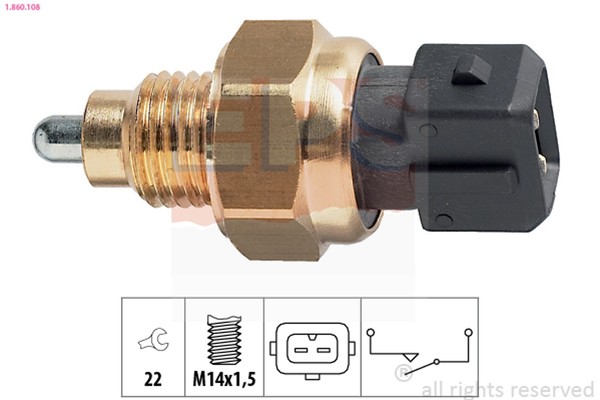 Schalter RüCkfahrleuchte Eps 1.860.108 FüR Berlingo Xsara Scudo Xantia Fiat 406-image