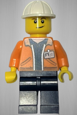 Lego  Minifigur cty0849 Town City Construction, Miner Equipment Operator Bergbau