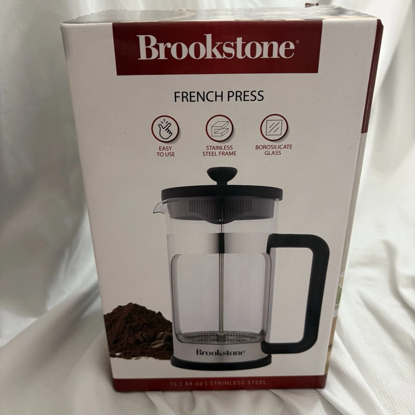 Brookstone French Press New In Box