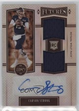 2022 Legacy Futures Silver /199 Carson Strong RPA Rookie Dual Patch Auto RC