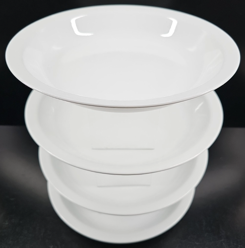 4) Corelle Winter Frost White 10,25" set piastre da forno per torte Corning lotto piatti da forno - Foto 11 di 24