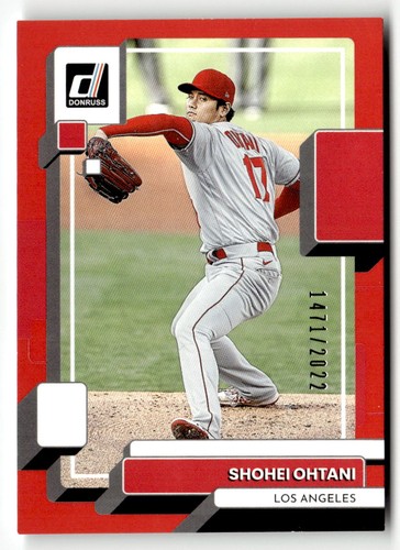 2022 Donruss #147 Shohei Ohtani Red #/2022