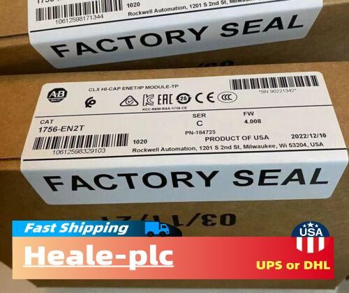 2022-2023 AB 1756-EN2T ControlLogix EtherNet/IP Module New Factory Sealed In US - Picture 1 of 1