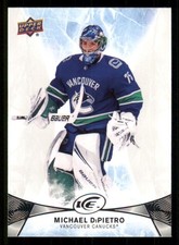 2021-22 Upper Deck Ice 2020-21 Michael DiPietro Vancouver Canucks #80