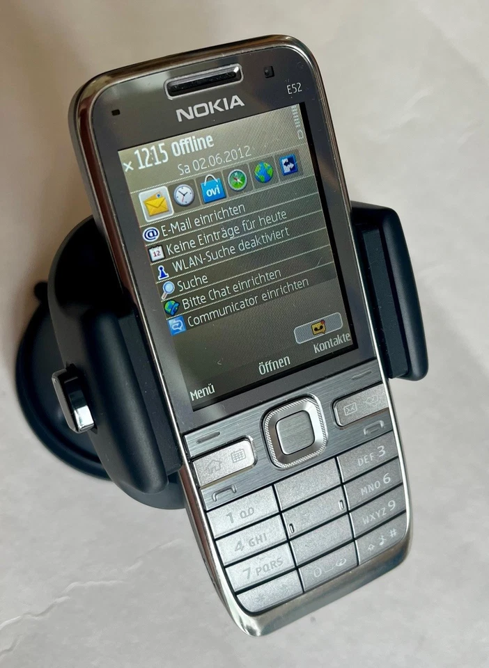 Business Mobile Handy NOKIA Eseries E52-1 Type RM-469 silber-grau / viele Extras - Bild 3 von 4