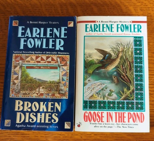 Earlene Fowler lot of 16 Books Benni Harper Quilt Berkeley Prime Crime Mystery  - Picture 3 of 10