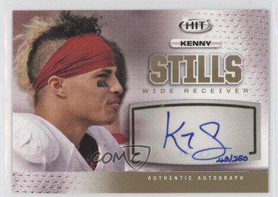 2013 SAGE Hit Gold 43/250 Kenny Stills #A141 Rookie Auto RC 0af