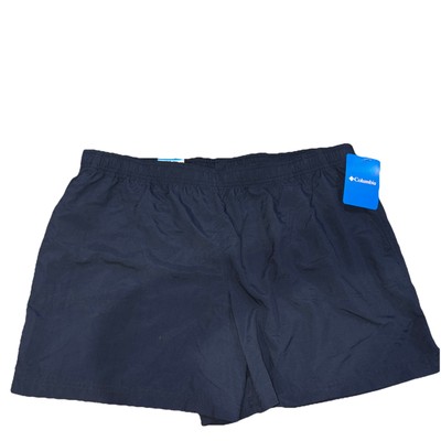 Columbia Women's Sandy River Black Shorts Size XL Nylon Omni-Shade UPF 30 Nwt