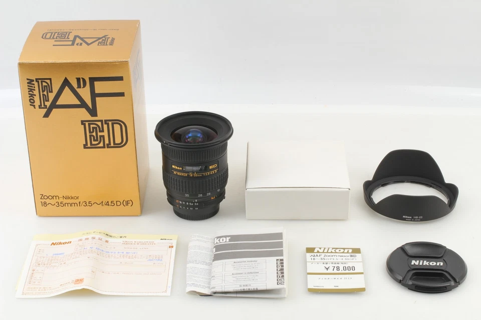 Unused in Box Nikon AF Nikkor 18-35mm f3.5-4.5 D ED IF ASPH Zoom Lens From JAPAN - Image 3 of 4