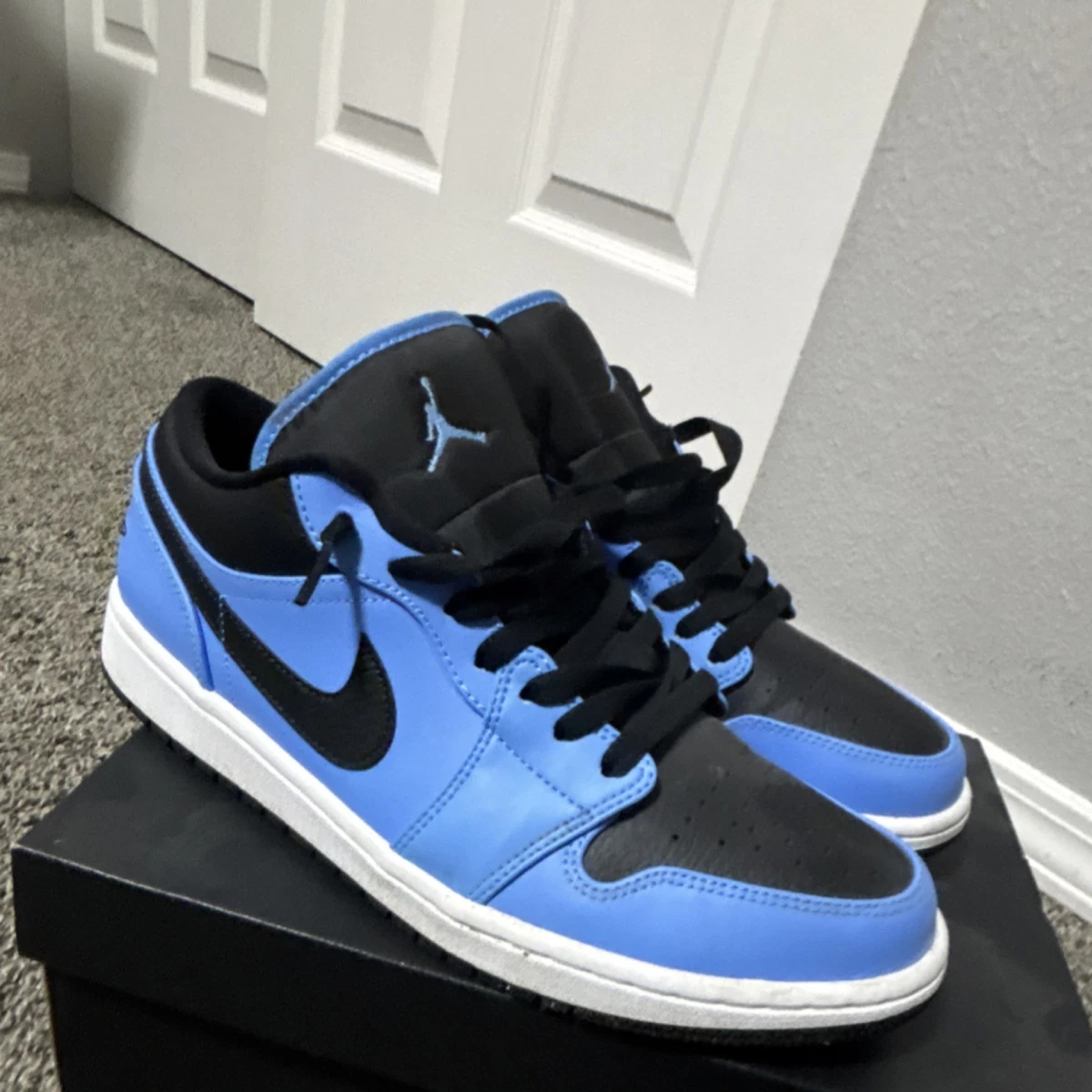 Nike Men’s size 11 Air Jordan 1 Low UNC university blue obsidian 2021 rare shoes Jordan 1 Low OG Obsidian UNC – Common Hype main image 2