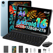 TABWEE W80 4G Tablet 10.1 Inch Android 16 32GB 128GB 6000mAh GPS Octa Core BLUE