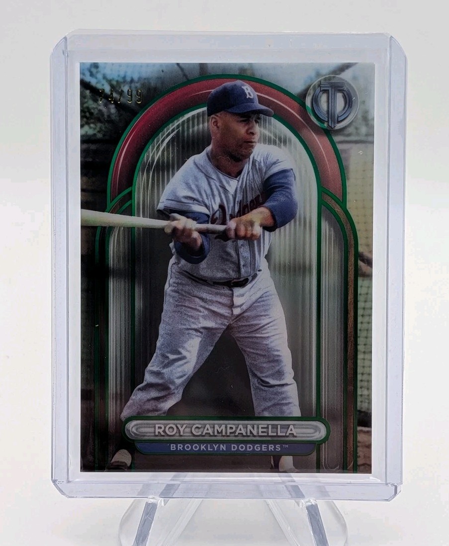 Roy Campanella #42 Baseball Cards 2024 Topps Tribute trading card — raw and PSA graded price guide