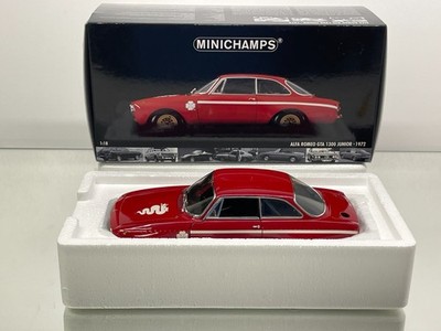 MINICHAMPS 120500 ALFA ROMEO 1300 JUNIOR 1972 -RED 1:18- FAIR IN BOX