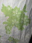 Old Navy 100% Cotton 🍀 Scarf/Shawl White with Green Applique Flowers 74” x 28" — photo 3