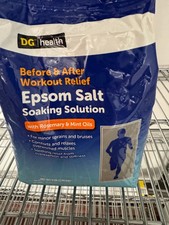 DG Health epsom Salt 3 LB Bag with Rosemary and Mint Oils