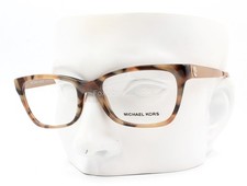 Michael Kors Marseilles Eyeglasses MK 4050 3311 Glasses Opal Brown Horn No Case