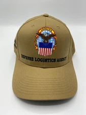The Corps Defense Logistics Agency Beige Baseball Cap Hat One Size