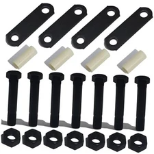 Trailer Axle Shackle Kit, Tandem Axle Trailer Kit for Double Eye Leaf Spring 