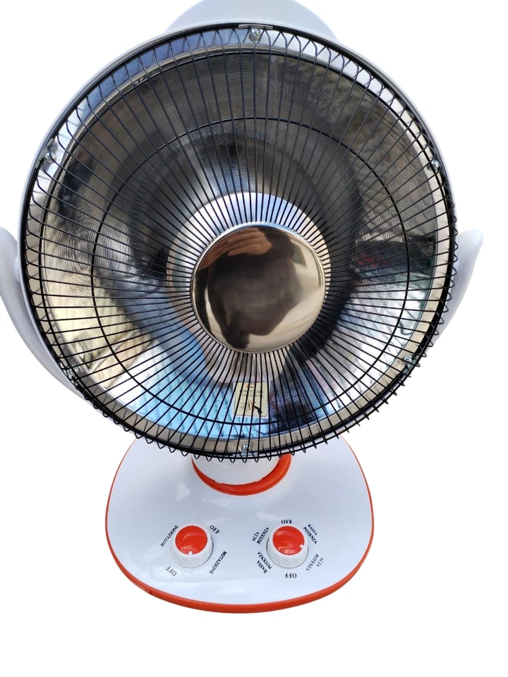 STUFA ELETTRICA AL CARBONIO DA TAVOLO OSCILLANTE DA 450W/900W E TIMER INTEGRATO - Immagine 3 di 4