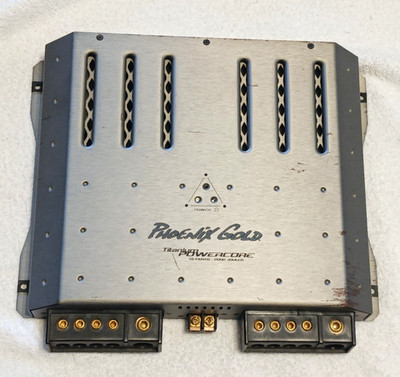 OLD SCHOOL PHOENX GOLD POWERCORE 20 FARAD CAPACITOR MADE BY ALUMAPRO WORKS