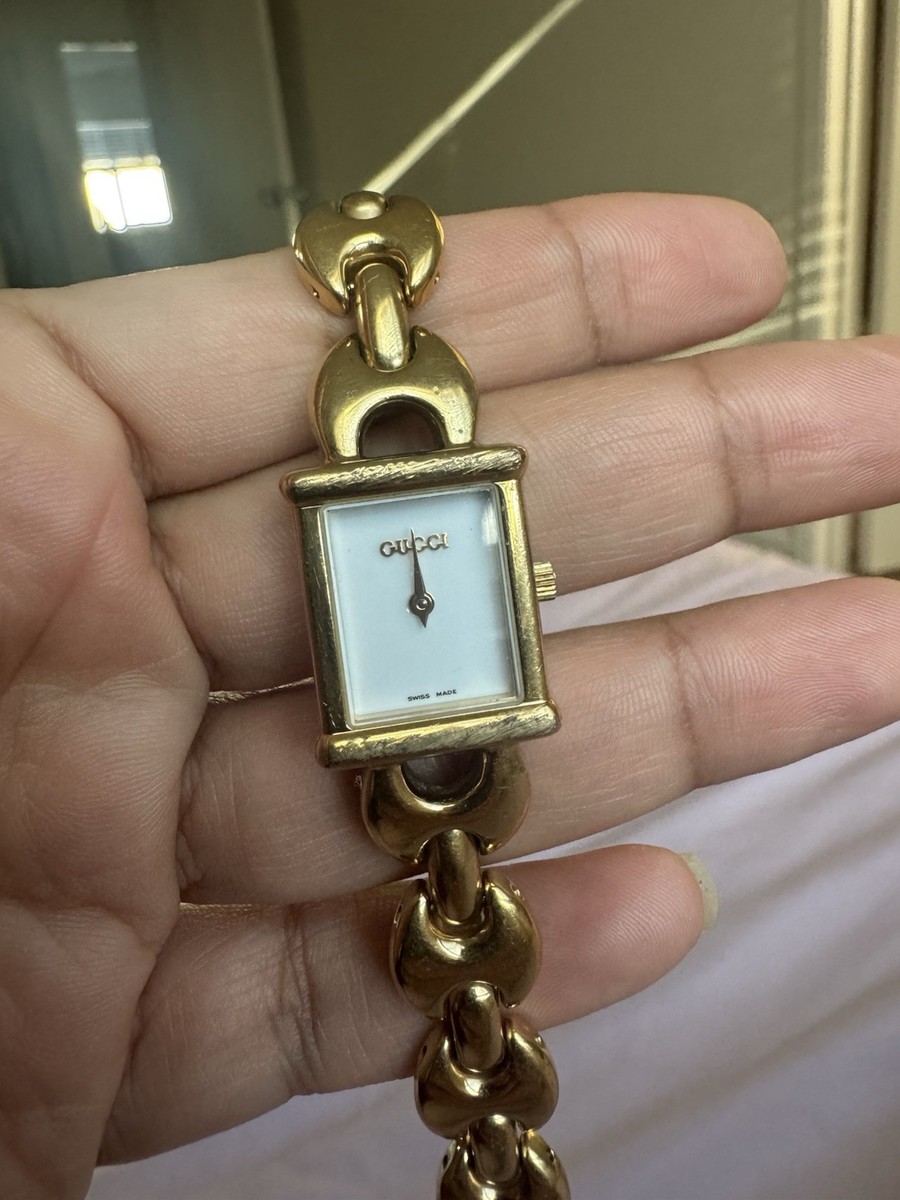 Gucci 1800L Gold Plated Women's Watch (NR866), Vintage, Pinterest