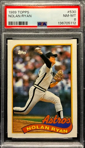 1989 Topps - Nolan Ryan #530 PSA 8 NM-MT