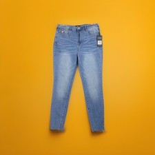 True Religion Halle High Rise Super Skinny Womens Jeans Size 32 raw hem 159.00