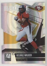 2006 Donruss Elite Rookie Status Gold Die-Cut 15/24 Delanie Walker #136 Auto 1h1