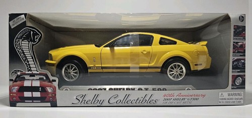 Shelby GT 500 2007 amarillo 1/18 coleccionables Shelby - Imagen 1 de 7