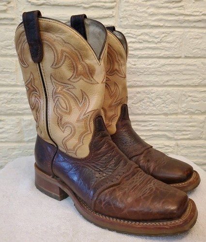 Double H Graham DH4305 Leather Soft Toe Western Work Boots 9EE Oil Resist Soles - Picture 1 of 14
