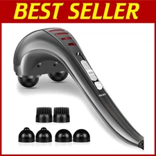 Corded Electric Double Head Massager - Full Body Relaxation