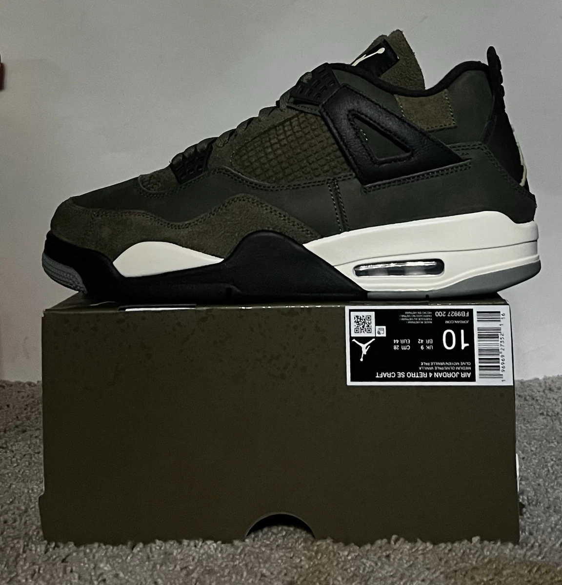 Jordan 4 SE Retro Low Craft - Olive for Sale | Authenticity