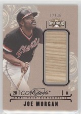 2014 Topps Triple Threads Unity Single Jumbo Relics 12/36 Joe Morgan HOF 0qo1